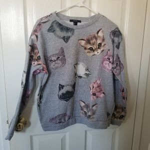 Forever 21 Cat sweater
